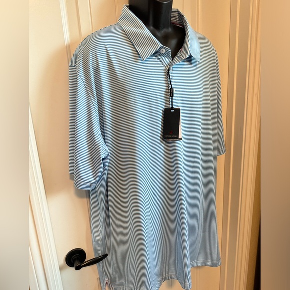 NWT Rouen Mens Golf Shirts Short Sleeve Moisture Wicking Collared Polo, Size 3X - Picture 8 of 11
